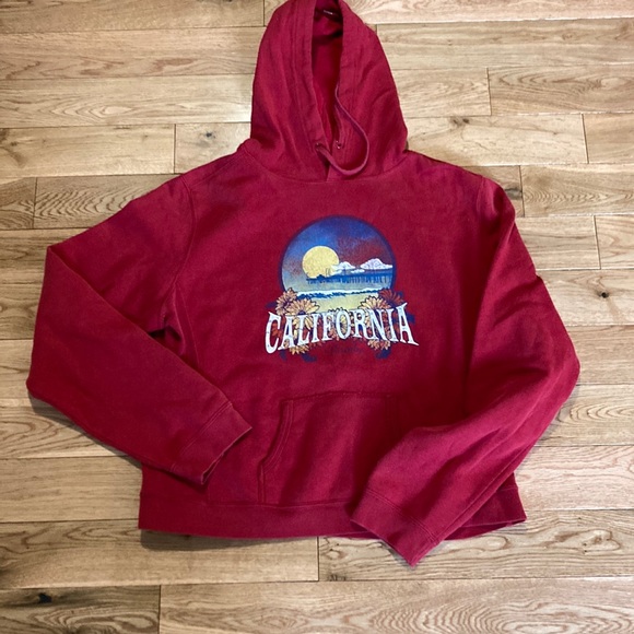 Brody Jeans red hoodie - Picture 1 of 4